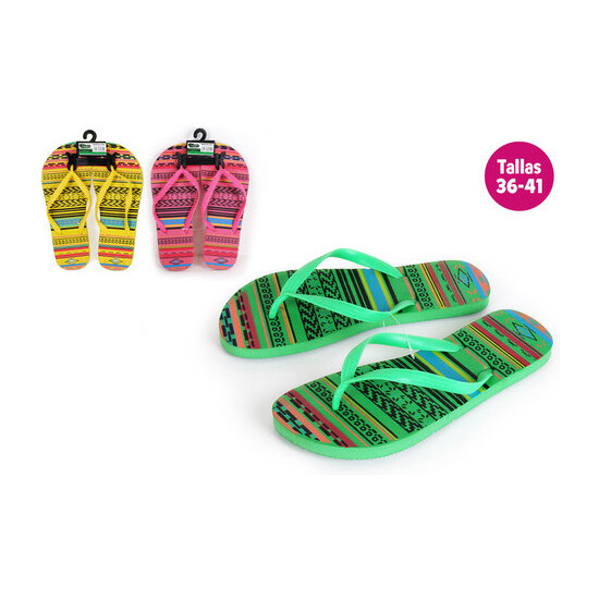 Comprar Zapatillas Playa Diseño Rayas Verde Talla 36
