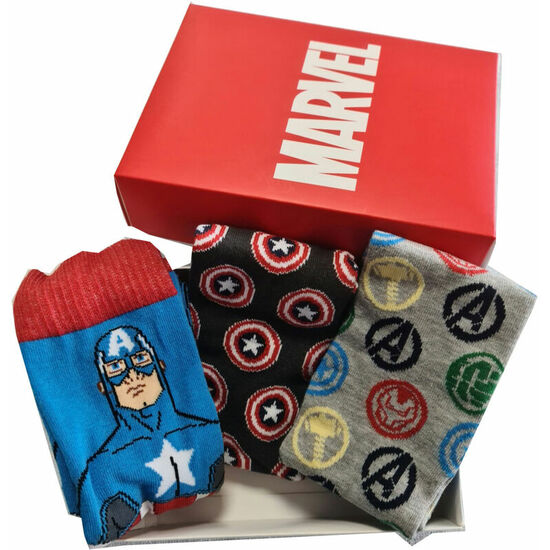 Comprar Set 3 Calcetines Vengadores Avengers Marvel Adulto Surtido